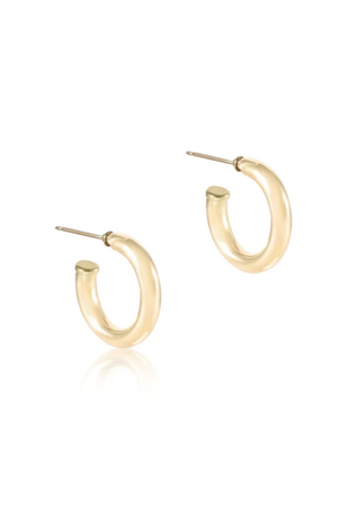 enewton: Round 1" Hoop-Gold 4mm-Accessories-Moody on Main