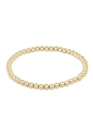 enewton: Classic Bead Bracelet-Gold-7- Jewelry-4MM-Moody on Main