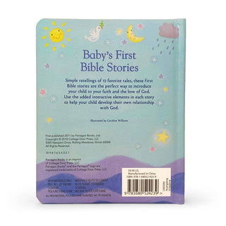 Baby's First Bible Stories Keepsake Board Book-12- Baby/Kids/Men-Moody on Main