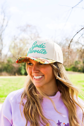 GOD'S FAVORITE CANVAS CAP-Accessories-Moody on Main