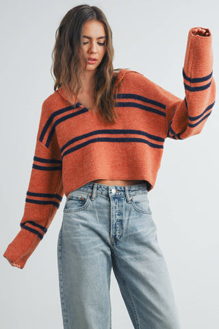THE RUSTY REBEL CROPPED SWEATER-Tops-Moody on Main