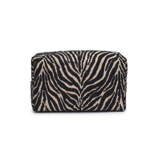 ZEBRINI COSMETIC & TRAVEL ORGANIZER POUCH-Accessories-Natural Black-Moody on Main