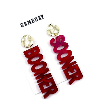 BOOMER SOONER EARRINGS-Accessories-Moody on Main