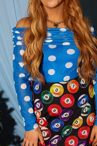 RETRO DARLING POLKA DOT BODYSUIT-Tops-Moody on Main