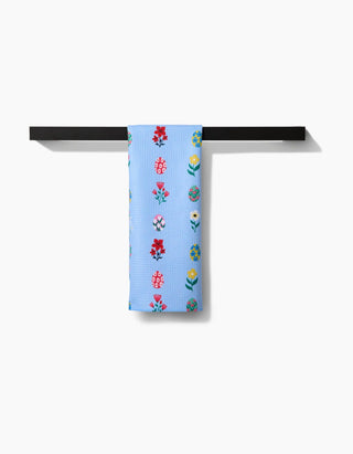 GEOMETRY: Spring Wildflowers Tea Towel-11- Gift/Home-Moody on Main