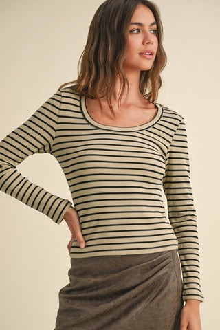 MAIN CHARACTER STRIPE TOP-Tops-Moody on Main
