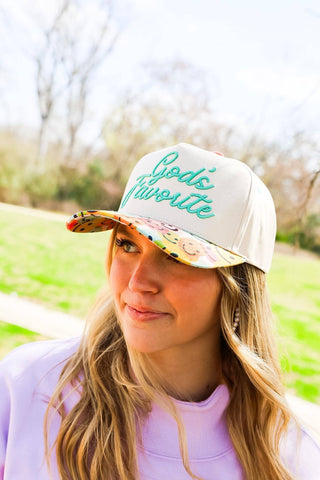 GOD'S FAVORITE CANVAS CAP-Accessories-Moody on Main