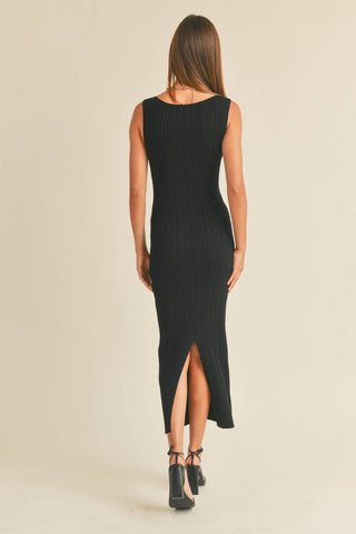 AFTER DARK RIBBED DRESS-Dresses/ One Pieces-M-Moody on Main