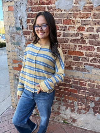 THE SUNNY SIDE STRIPE-Tops-Moody on Main