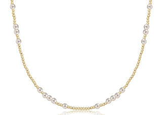 ENEWTON: CHOKER HOPE UNWRITTEN- 4MM PEARL-Moody on Main