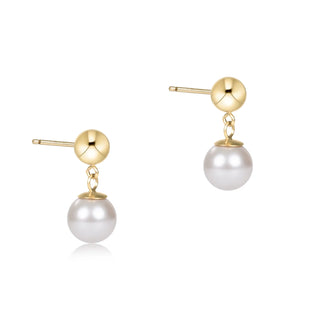 ENEWTON: CLASSIC 8MM BALL DROP STUD - PEARL-Accessories-Moody on Main