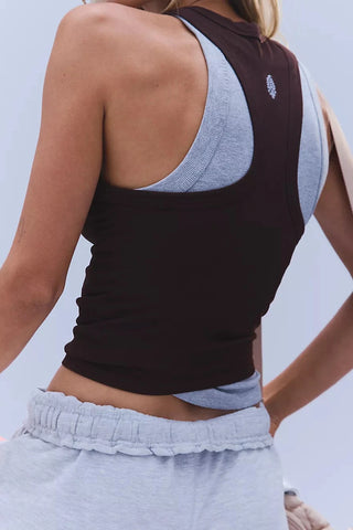 FP MOVEMENT: DYNAMITE TANK - CHOCOLATE-Tops-Moody on Main