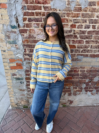 THE SUNNY SIDE STRIPE-Tops-Moody on Main