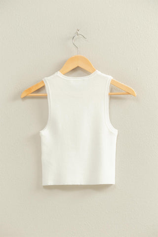 CLOUD NINE CROP TANK-Tops-Moody on Main