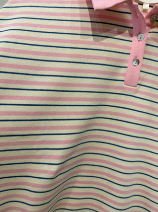 SWEET STRIPE POLO TEE-Tops-Moody on Main