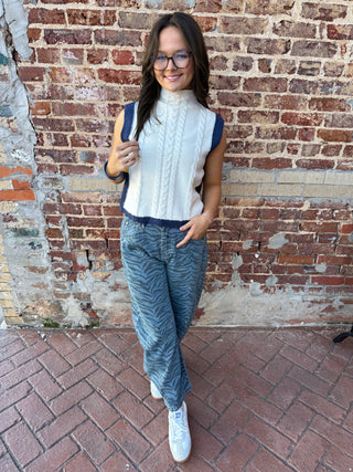 NANTUCKET KNIT VEST-Tops-Moody on Main