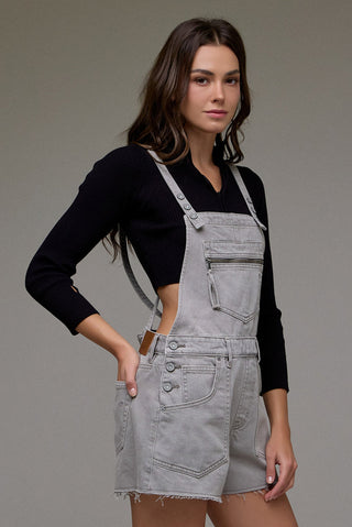 GRAVEL COLOR SUPER SOFT SHORTALL-5- Denim-Moody on Main
