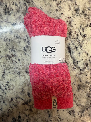 UGG: COZY SOCKS- HIBISCUS PINK-8- Accessory-Moody on Main