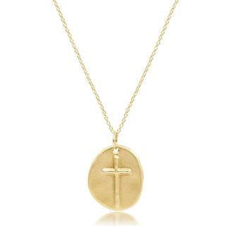 ENEWTON: 16" NECKLACE GOLD - INSPIRE GOLD CHARM-Accessories-Moody on Main