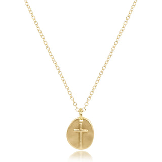 ENEWTON: 16" NECKLACE GOLD - INSPIRE SMALL GOLD CHARM-Accessories-Moody on Main