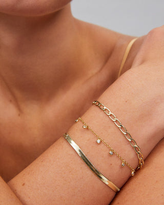 KENDRA SCOTT: KASSIE SET OF 3 CHAIN BRACELETS-Accessories-Moody on Main