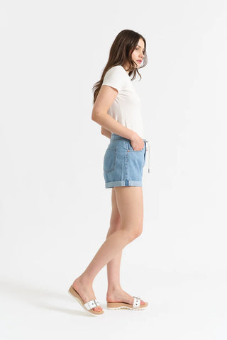 DAZE: MADDIE MID RISE SHORT IN WHIMSY-Bottoms-Moody on Main