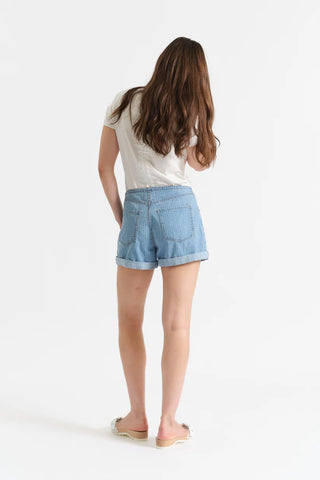 DAZE: MADDIE MID RISE SHORT IN WHIMSY-Bottoms-Moody on Main