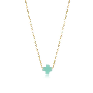enewton: Signature Cross Necklace-Accessories-MINT-Moody on Main
