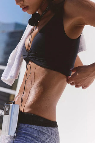 FP MOVEMENT: NEVER BETTER REVERSIBLE TWIST CROP - BLACK-Tops-Moody on Main