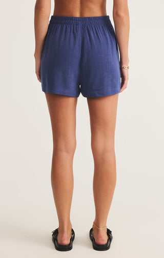 Z SUPPLY Scout Linen Rayon Short-Navy-4- Bottoms-Moody on Main