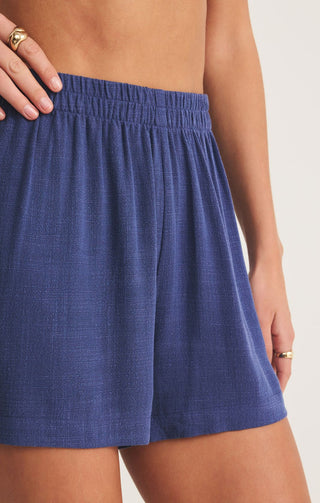 Z SUPPLY Scout Linen Rayon Short-Navy-4- Bottoms-Moody on Main