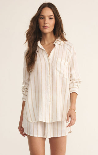 Z SUPPLY: The Perfect Line Top-Cement-1- Tops-Moody on Main