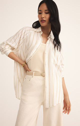 Z SUPPLY: The Perfect Line Top-Cement-1- Tops-Moody on Main