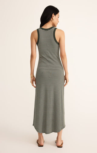 Z SUPPLY: Goodwin Stripe Midi Dress-6- Dress/Romp/Jump-Moody on Main