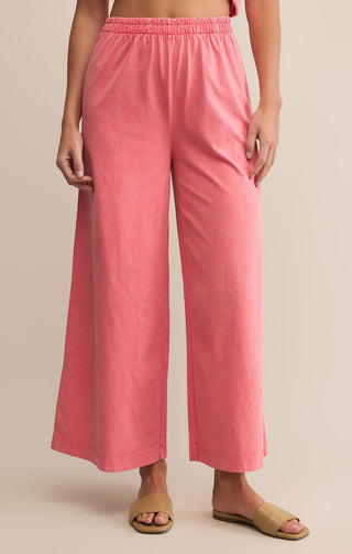 Z SUPPLY: Scout Jersey Flare Pant-Sunset Pink-4- Bottoms-Moody on Main