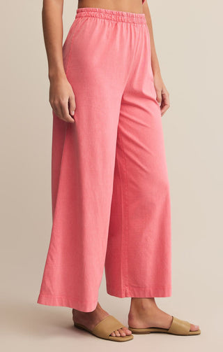 Z SUPPLY: Scout Jersey Flare Pant-Sunset Pink-4- Bottoms-Moody on Main
