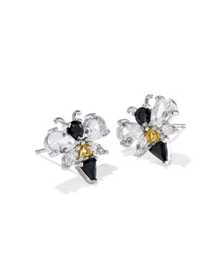 KENDRA SCOTT: Bee Stud Earrings-Silver-7- Jewelry-Moody on Main
