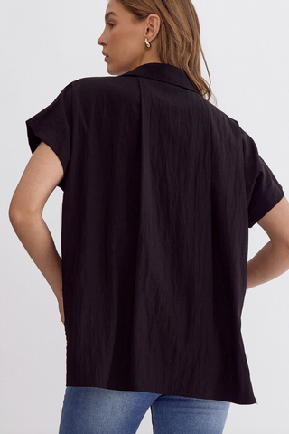 Play Nice Button Down Top-1- Tops-Moody on Main