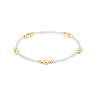 ENEWTON: HOPE PURPOSE GOLD BRACELET - SILKY WHITE-Accessories-Moody on Main