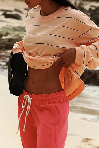 FP MOVEMENT: PRINTED HUSTLE LAYER -Tops-Moody on Main