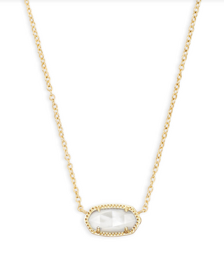 Kendra Scott: Elisa Necklace-Gold-Accessories-Ivory Mother of Pearl-Moody on Main