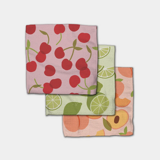 Geometry Dishcloth Set-11- Gift/Home-Fruit Fun-Moody on Main