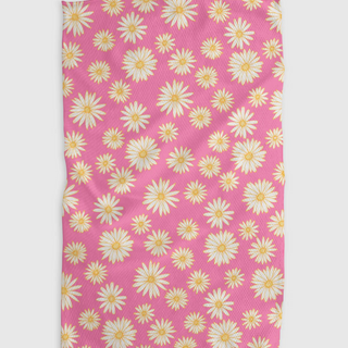 Geometry Tea Towel-11- Gift/Home-Daisy Days Pink-Moody on Main