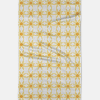 Geometry Tea Towel-11- Gift/Home-Daisies-Moody on Main