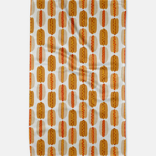 Geometry Tea Towel-11- Gift/Home-Hot Dogs of Summer-Moody on Main
