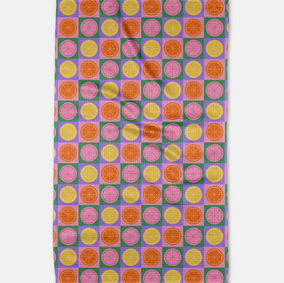 Geometry Tea Towel-11- Gift/Home-Summer Lemons-Moody on Main