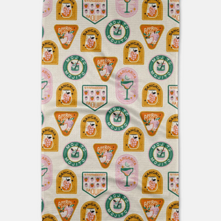 Geometry Tea Towel-11- Gift/Home-Cocktail Scout Badges-Moody on Main