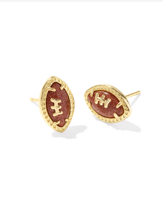 Kendra Scott: Football Stud-7- Jewelry-gold-Moody on Main