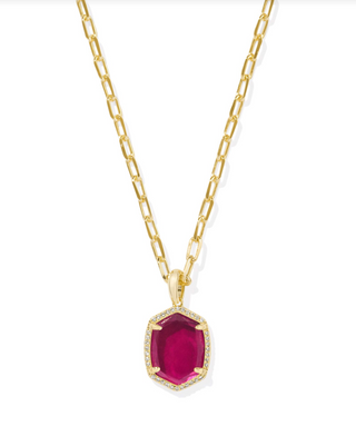 Kendra Scott: Daphne Pave Necklace-Gold-7- Jewelry-berry-mica-1-Moody on Main