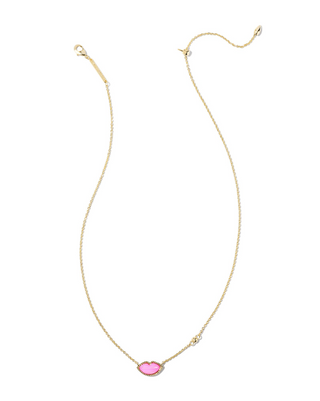 Kendra Scott: Lips Necklace-Pink Mother of Pearl-7- Jewelry-Moody on Main